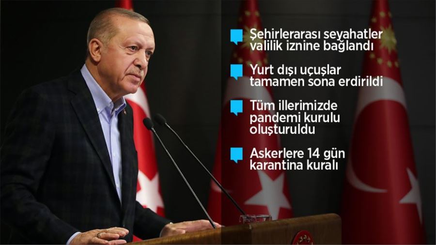 Cumhurbaşkanı Erdoğan’dan kritik corona virüsü salgını açıklaması