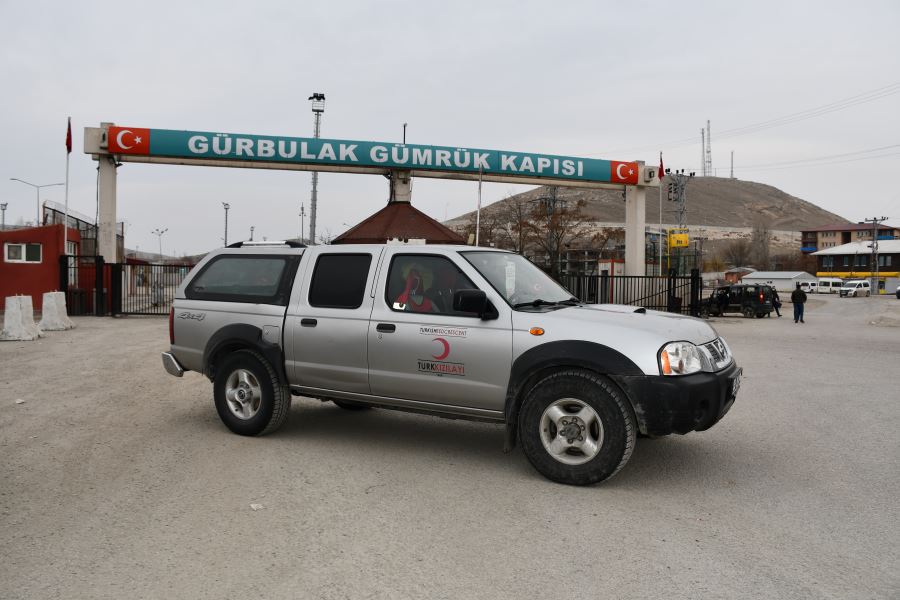 Türk Kızılaydan Doğubayazıt’a bağlı Gürbulak Sınır Kapısı