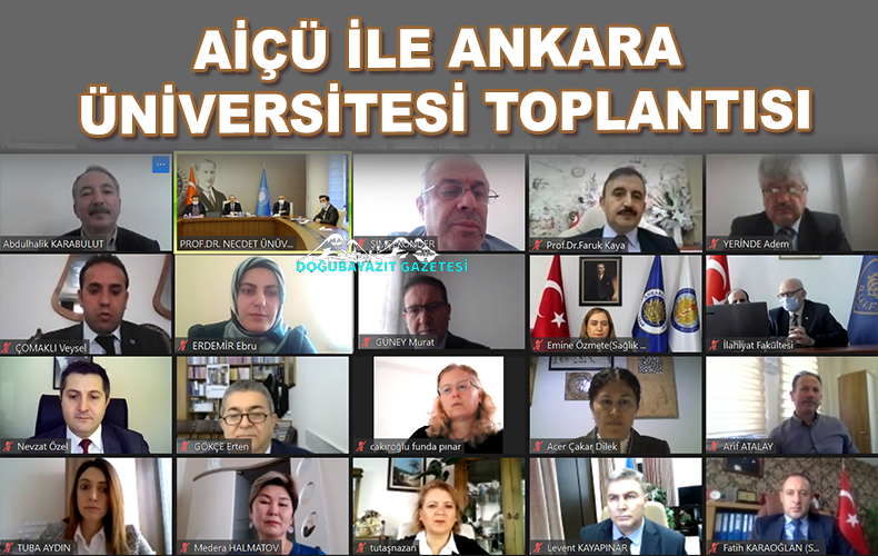 AİÇÜ ile Ankara Üniversitesi, YÖK Anadolu Projesi’nin Geniş Katılımlı İlk Toplantısını Yaptı 