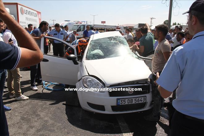 Ağrı´da trafik kazası: 1 ölü, 3 yaralı