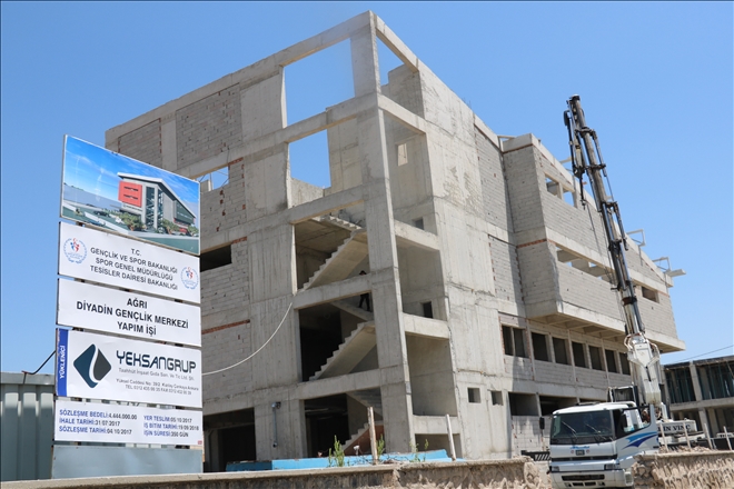 Diyadin Gençlik Merkezi yapımı