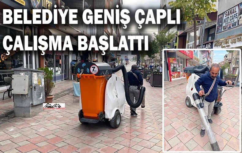 DOĞUBAYAZIT’A VAKUMLU ÇÖP TEMİZLEME MAKİNESİ 