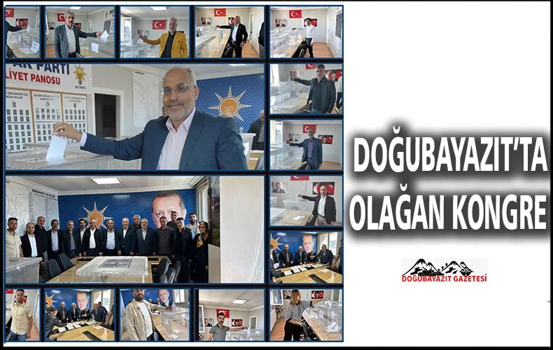 AK PARTİ DOĞUBAYAZIT İLÇE TEŞKİLATI 8. OLAĞAN KONGRE DELEGE SEÇİMLERİ YAPILDI 