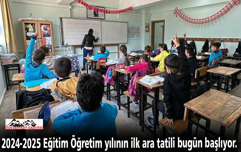  OKULLARDA BİRİNCİ DÖNEM ARA TATİLİ BAŞLIYOR…