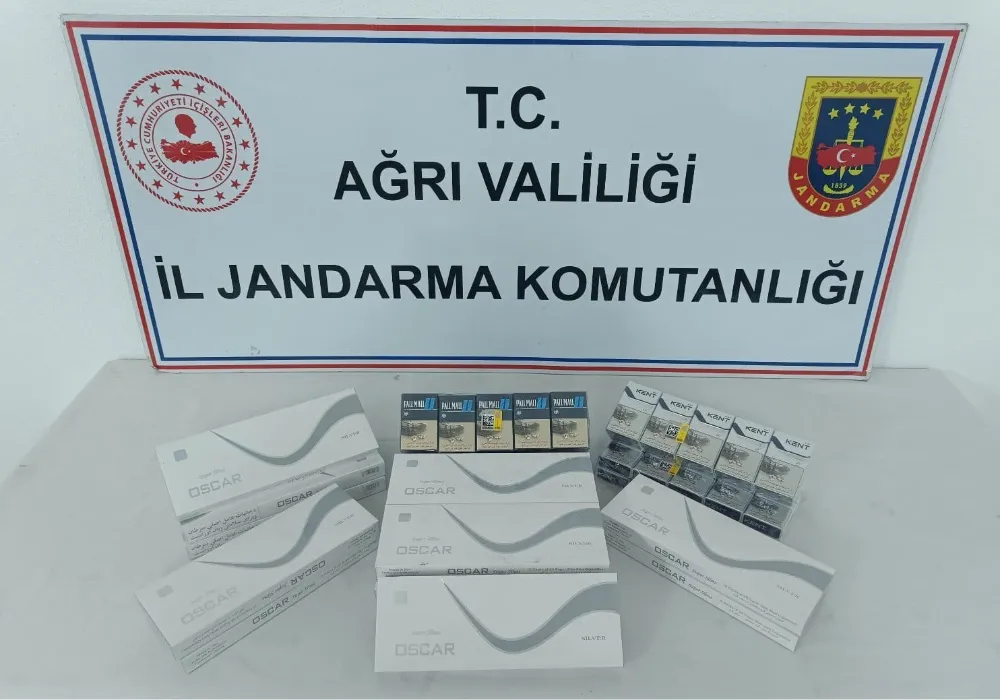 DOĞUBAYAZIT’DA 5 BİN 435 PAKET GÜMRÜK KAÇAĞI SİGARA ELE GEÇİRİLDİ