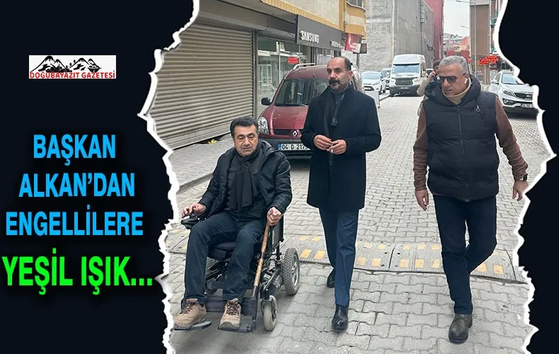 DOĞUBAYAZIT’TAKİ ENGELLİLERDEN BELEDİYE’YE RAMPA TALEBİ