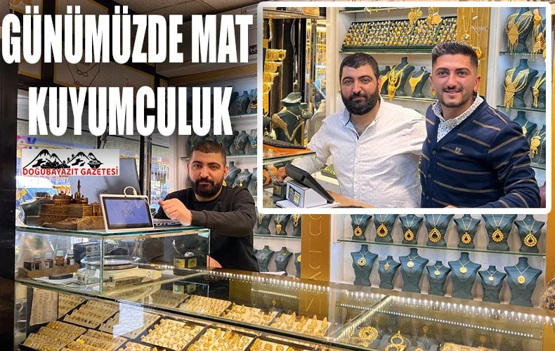 ALTININ KALBİ MAT KUYUMCUDA ATIYOR