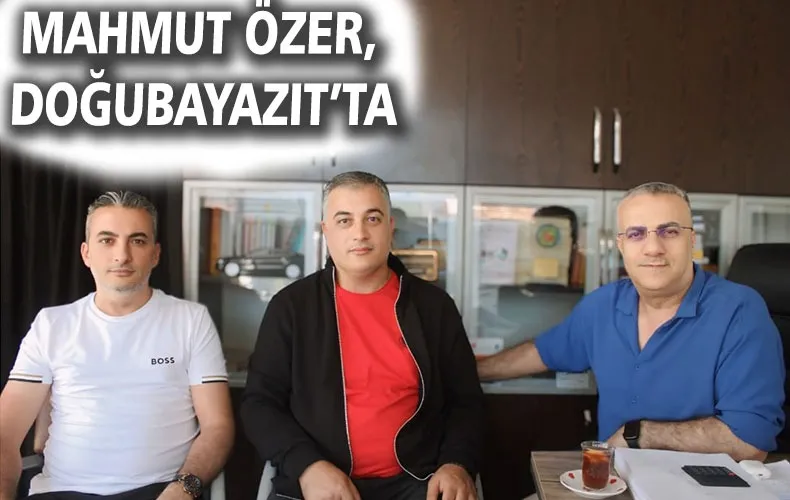 MAHMUT ÖZER VE  ERCAN EMENGEN, GAZETEMİZE NEZAKET ZİYARETİNDE BULUNDULAR