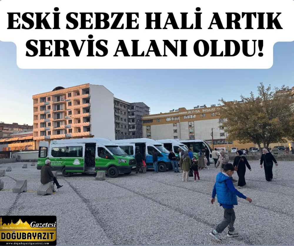 Eski Sebze Hali Artık Servis Alanı Oldu!