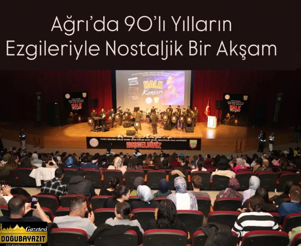 Ağrı’da 90’lı Yılların Ezgileriyle Nostaljik Bir Akşam