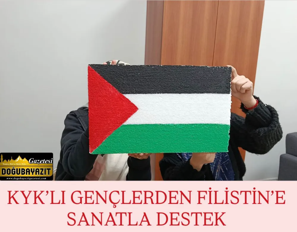 KYK’LI GENÇLERDEN FİLİSTİN’E SANATLA DESTEK