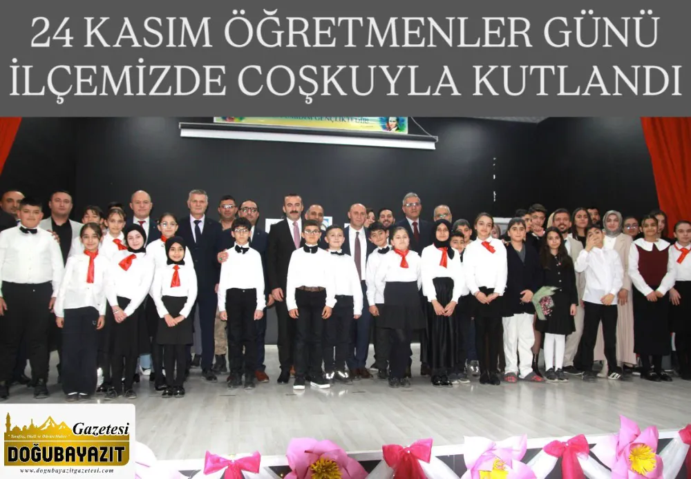24 KASIM ÖĞRETMENLER GÜNÜ İLÇEMİZDE COŞKUYLA KUTLANDI