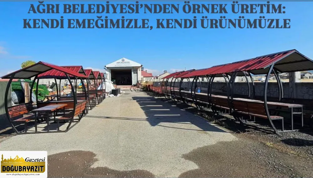 AĞRI BELEDİYESİ’NDEN ÖRNEK ÜRETİM: KENDİ EMEĞİMİZLE, KENDİ ÜRÜNÜMÜZLE