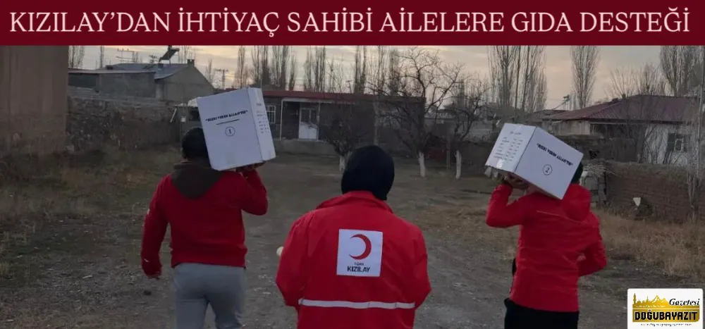 KIZILAY’DAN İHTİYAÇ SAHİBİ AİLELERE GIDA DESTEĞİ 