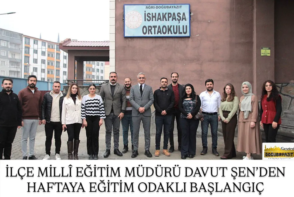 İLÇE MİLLÎ EĞİTİM MÜDÜRÜ DAVUT ŞEN’DEN ADEM-3’E ZİYARET