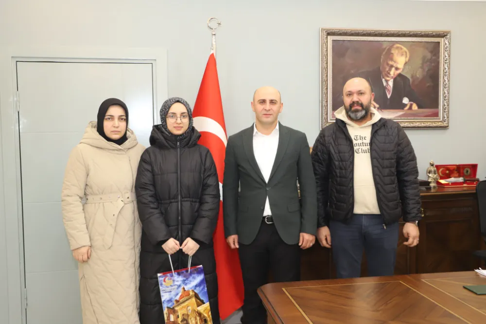 KAYMAKAM EKİNCİ, HAFİZE OLZİNGAN’I MAKAMINDA KABUL ETTİ