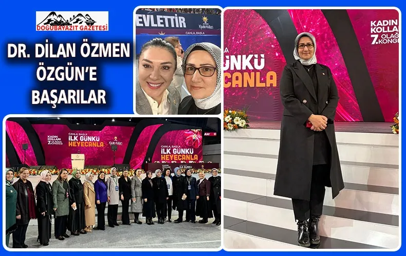 DR. DİLAN ÖZMEN  ÖZGÜN, AK PARTİ MKYK ÜYELİĞİNE SEÇİLDİ