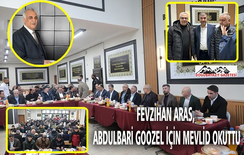 ABDULBARİ GOZAL İÇİN MEVLİD OKUTULDU VE İFTAR YEMEĞİ VERİLDİ