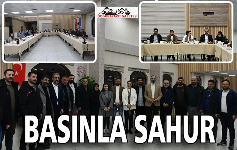 AK PARTİ AĞRI MİLLETVEKİLİ RUKEN KİLERCİ VE İL BAŞKANI İLHAMİ YILDIZ, SAHURDA BASIN MENSUPLARIYLA BİR ARAYA GELDİ