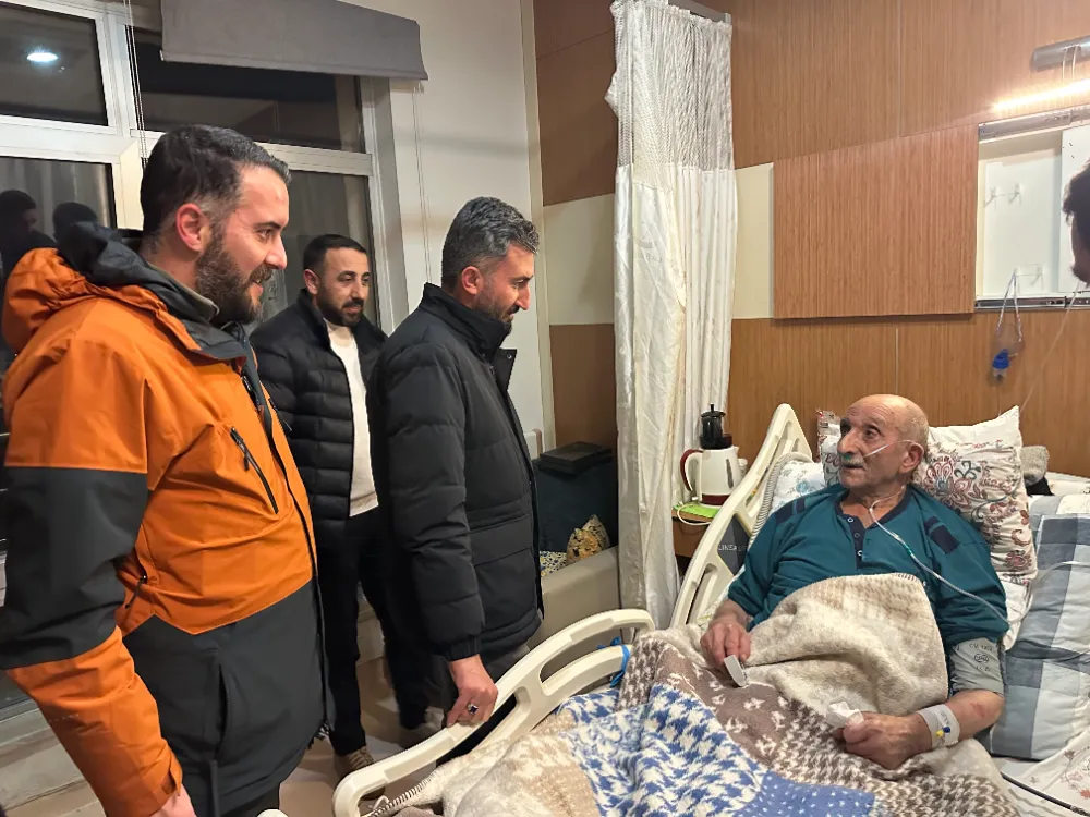 İLHAMİ YILDIZ’DAN HASTANE ZİYARETİ