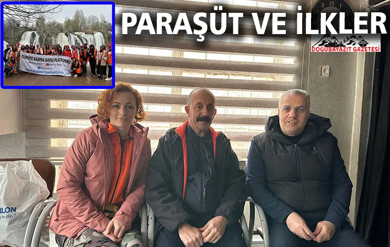 AHMET ERTUĞRUL (PARAŞÜT) YİNE BİR İLKİ BAŞARIYOR…