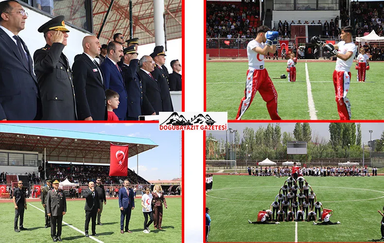 DOĞUBAYAZIT’TA 19 MAYIS COŞKUYLA KUTLANDI