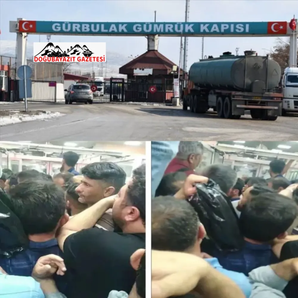 DOĞUBAYAZIT GÜRBULAK SINIR KAPISINDA VATANDAŞLARIN ÇİLESİ; İNSANLIK DIŞI KOŞULLARA İSYAN!