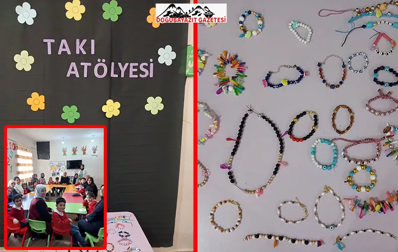 DOĞUBAYAZIT AİLE DESTEK MERKEZİ’NDE TAKI ATÖLYESİYLE DAYANIŞMA RUHU