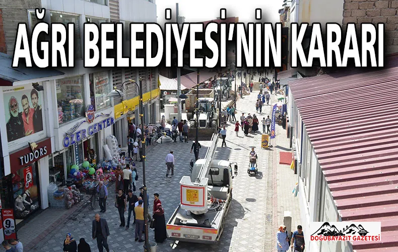 AĞRI BELEDİYESİ ESNAFA SORDU!
