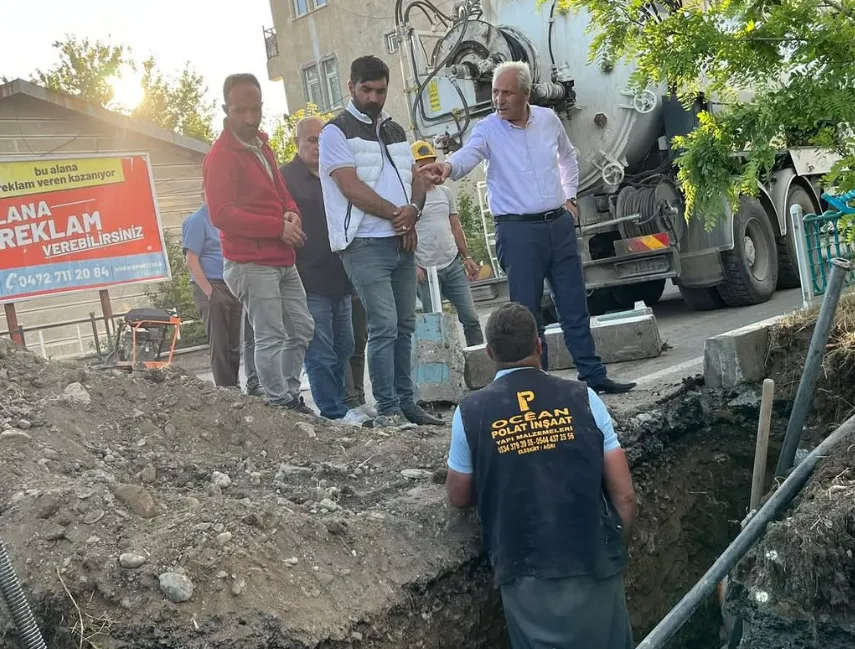 Eleşkirt Belediyesi, Altyapı ve Yol Çalışmalarıyla Daha Güvenli Bir Gelecek İçin Çalışıyor