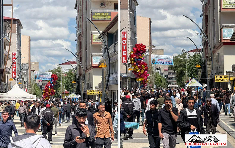 DOĞUBAYAZIT’TA BAYRAM COŞKUSU: ARİFE GÜNÜ ESKİ BAYRAMLARI ARATMADI