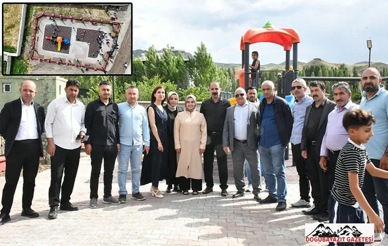 DOĞUBAYAZIT BELEDİYESİ’NDEN MİNİKLERE SÖZÜNÜ TUTAN HİZMET: SARIGÜL MAHALLESİ’NE YENİ ÇOCUK PARKI