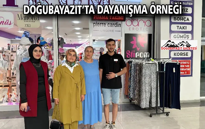 Doğubayazıt’ta Dayanışma Örneği
