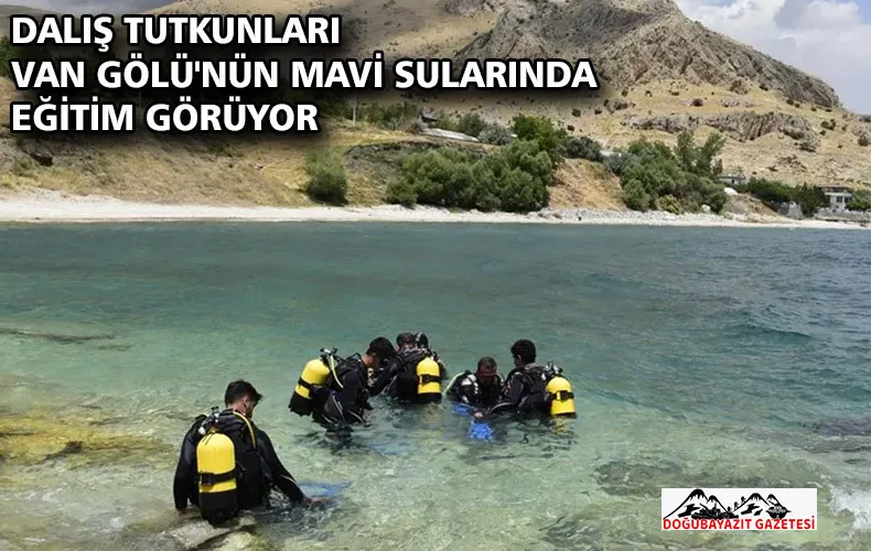 Dalış tutkunları Van Gölü