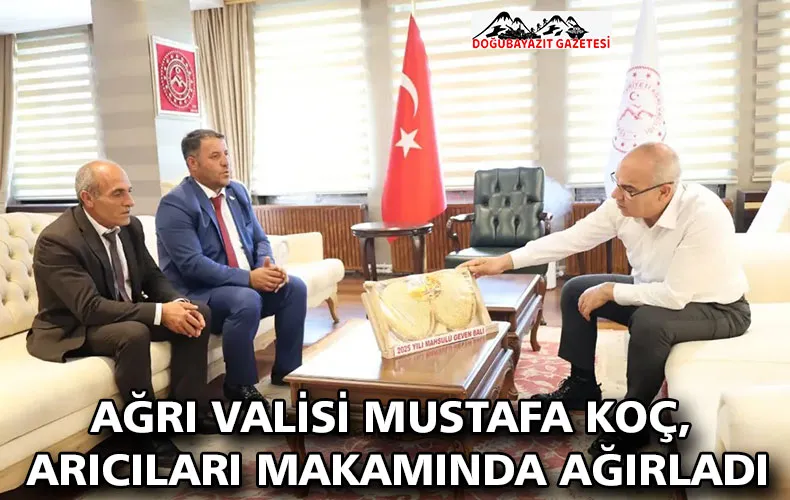 Ağrı Valisi Mustafa Koç, Arıcıları Makamında Ağırladı 
