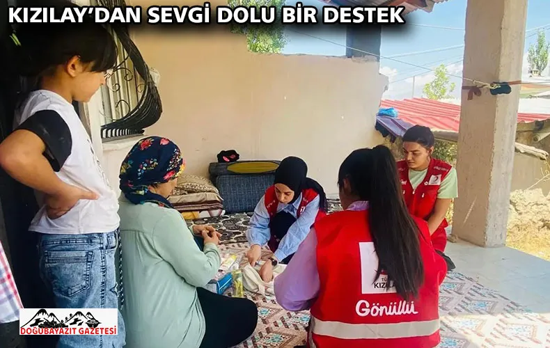 KIZILAY’DAN SEVGİ DOLU BİR DESTEK