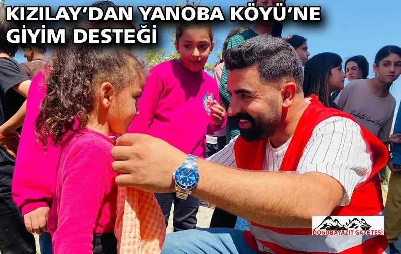 KIZILAY’DAN YANOBA KÖYÜ’NE GİYİM DESTEĞİ