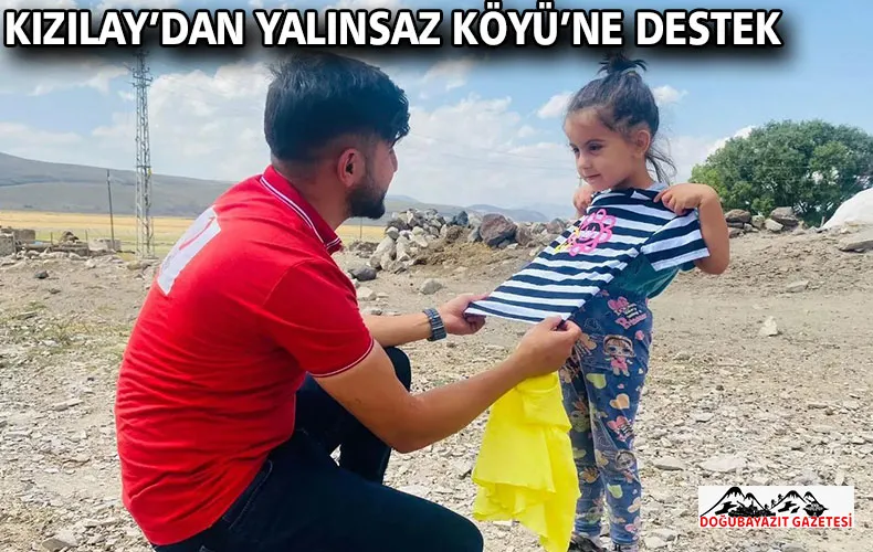 KIZILAY’DAN YALINSAZ KÖYÜ’NE DESTEK