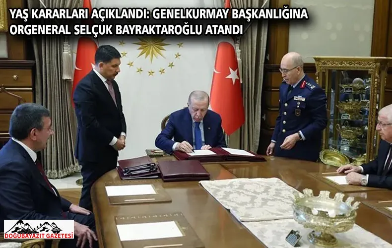 YAŞ kararları açıklandı: Genelkurmay Başkanlığına Orgeneral Selçuk Bayraktaroğlu atandı