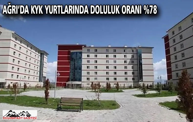AĞRI’DA KYK YURTLARINDA DOLULUK ORANI %78