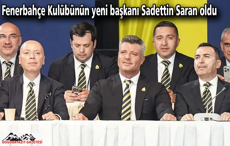 Fenerbahçe Kulübünün yeni başkanı Sadettin Saran oldu