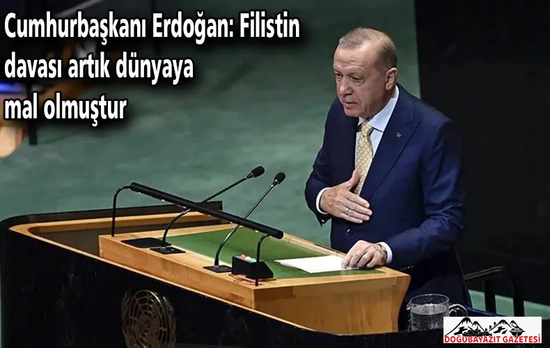 Cumhurbaşkanı Erdoğan: Filistin davası artık dünyaya mal olmuştur