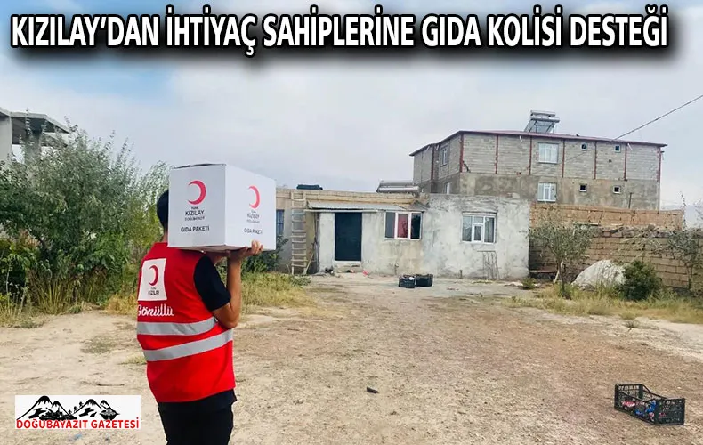 KIZILAY’DAN İHTİYAÇ SAHİPLERİNE GIDA KOLİSİ DESTEĞİ