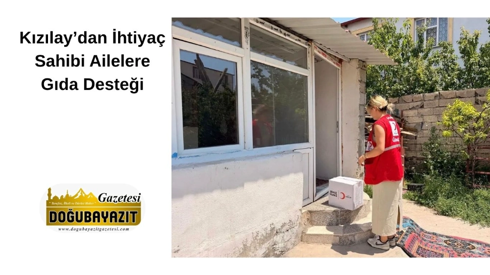 Kızılay’dan İhtiyaç Sahibi Ailelere Gıda Desteği