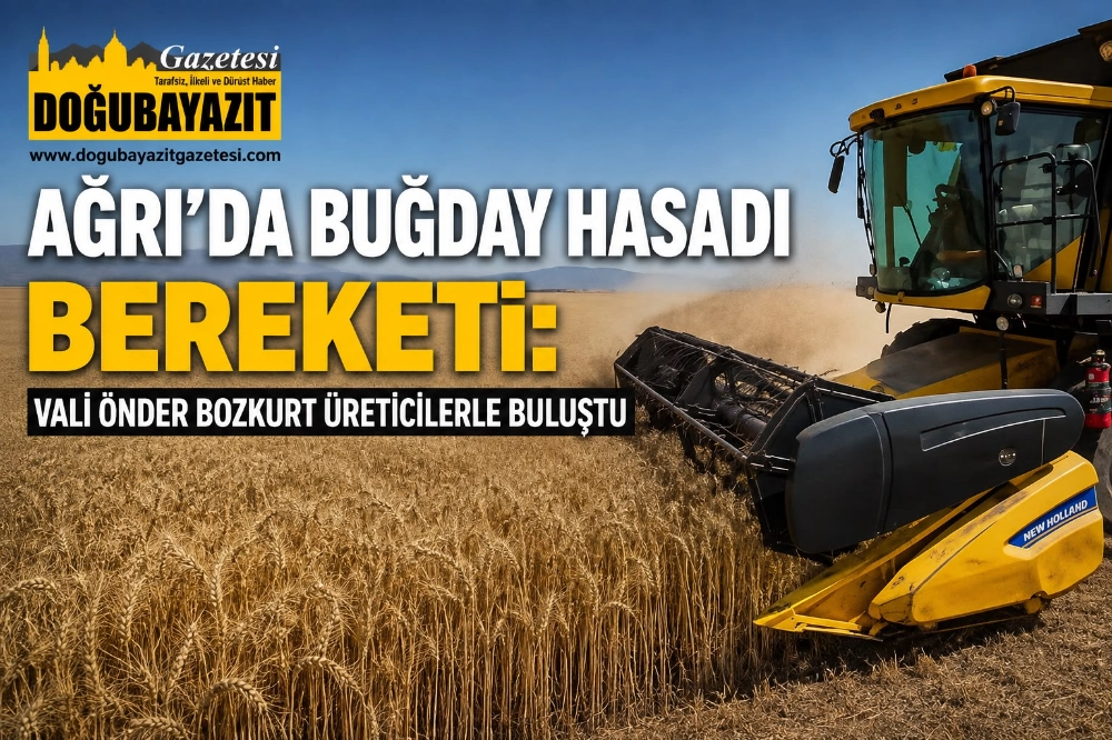 Ağrı’da Buğday Hasadı Bereketi: Vali Önder Bozkurt Üreticilerle Buluştu
