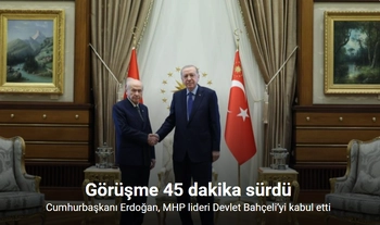 Cumhurbaşkanı Erdoğan, MHP lideri Devlet Bahçeli’yi kabul etti