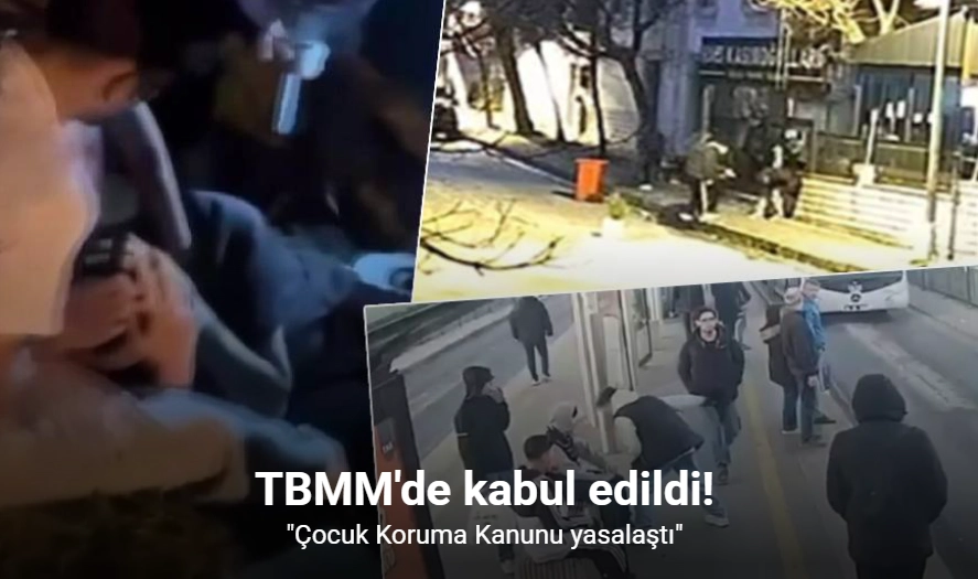 Suça sürüklenen çocuk yasası TBMM’de kabul edildi